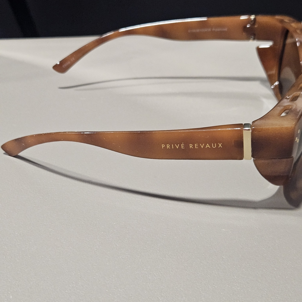 NWOT Prive Revaux The Prep C10 Womens Polarized Blu Light Sunglasses Brown CAT 3 - Picture 4 of 8